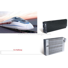 Aluminum Plate Bar Cooler for Railway Locomotive